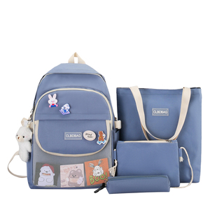 MARKSMAN-Bolso de moda <span class=keywords><strong>para</strong></span> chicas <span class=keywords><strong>adolescentes</strong></span>, conjunto de 4 piezas, mochila escolar bonita, <span class=keywords><strong>2022</strong></span> - Product Image 3