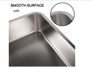 Nouveau Petit D'animal Familier/Chat de Casserole En Métal En Acier Inoxydable bac à Litière pour Chat Facile À Nettoyer Litière en gros - Product Image 5