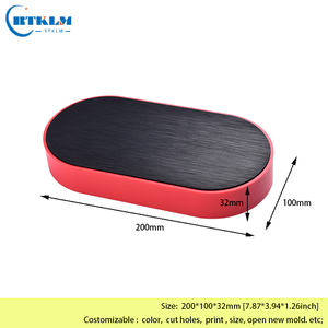 Caixa de Junção DIY 200*100*32mm, Gabinete Personalizado para Alto-falante, Caixa de Instrumentos de Plástico, Caixa de Projeto Eletrônico em Plástico ABS - Product Image 2