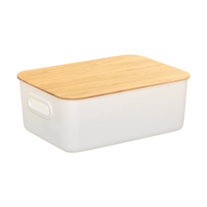 CityLife blanc grand plat empilable en plastique articles divers boîte de <span class=keywords><strong>rangement</strong></span> couvercle européen organisateur de chaussures pour cuisine nourriture literie stockage - Product Image 5