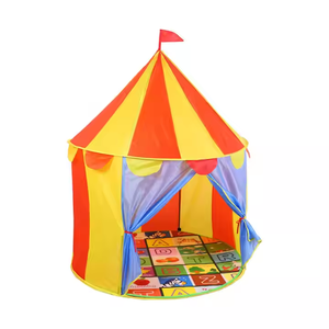 Vendita all'ingrosso per bambini al coperto all'aperto tenda a colori gioco casa principessa castello giocattolo piccola casa arcobaleno yurta tenda gioco - Product Image 6