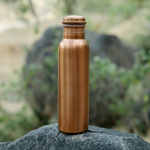 Yoga Water Copper <b>Bottle</b> 30 Oz Ayurvedic Wellness Drinking Flask Healthy Living Gym Travel Business Gifts Gift <b>Box</b> - Product Image 1