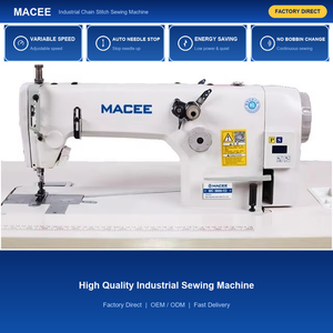 Máquina de Coser Industrial <span class=keywords><strong>MC</strong></span> <span class=keywords><strong>3800</strong></span>-1D de Cama Plana, Accionamiento Directo Manual, Alta Velocidad, de Una Sola Aguja, con Motor, Nueva - Product Image 2