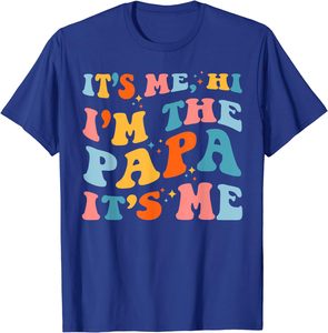Festa del papà regalo ciao sono il papà sono <span class=keywords><strong>io</strong></span> divertente per papà T-Shirt Streetwear maglietta estiva personalizzata maglietta a girocollo a manica corta - Product Image 3
