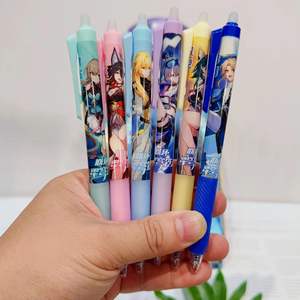 Stylos gel mignons Game Star Rail 0,5 mm Kawaii Silver Wolf Tingyun <span class=keywords><strong>Yukong</strong></span> Yanqing Qingque Stylo à pression Stylo neutre Cadeau pour enfants - Product Image 1