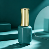 Nouvelle Arrivée Flacon Vide pour Vernis Gel 10ml 12ml 15ml Flacon de Vernis à Ongles en Verre Fantaisie avec Pinceau OEM/ODM Flacon de Gel UV Personnalisé Fantaisie