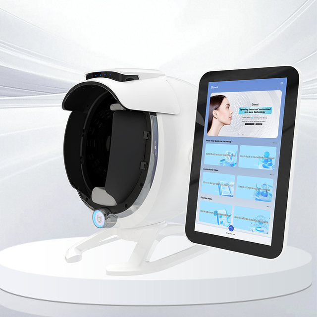 AI Magic 3d Mirror Facial Scanner Analizador De Piel Acne Skin Analysis Full Face Scanner Testing Skin Analyzer Machine