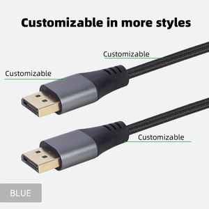 Câble d'affichage WISTAR en promotion, fourni par l'usine, DP vers DP 4K 60Hz <span class=keywords><strong>pour</strong></span> <span class=keywords><strong>TV</strong></span> et ordinateur, câble DisplayPort HDTV à fibre optique - Product Image 2