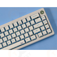 Keycaps de clavier mécanique personnalisés en céramique PBT à profil bas, thème Fête des Profondeurs, dégradé, avec couleurs personnalisées et options OEM