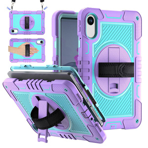 360 chống sốc <span class=keywords><strong>Silicone</strong></span> trường hợp đối với Redmi Pad 2 2025 11 inch fundas <span class=keywords><strong>Tablet</strong></span> Bìa Trường hợp với Crossbody dây đeo - Product Image 1