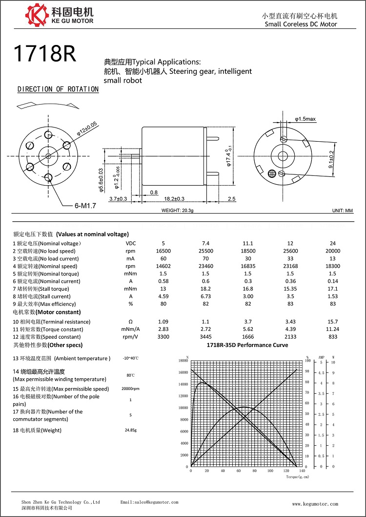 1515 Replace Maxon Faulhaber 15mm BRUSHLES DC hollow cup motor 12V micro motor coreless dc motor 1515RB