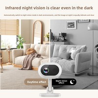 Cámara de Seguridad Inteligente WiFi A4 HD 1080P, Cámara IP Inalámbrica para el Hogar, Audio Bidireccional, Monitoreo de Video CCTV, Sistema de Vigilancia