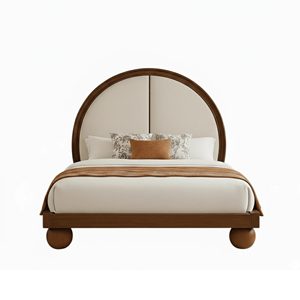 Lit en bois massif de luxe Dream Ease, cadre de lit en bois de qualité supérieure, mobilier de chambre moderne pour villas, hôtels et maisons haut de gamme - Product Image 3