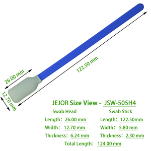 Jejor Lint miễn phí printhead làm sạch 50pcs hình chữ nhật <span class=keywords><strong>Sponge</strong></span> Stick phòng sạch bọt <span class=keywords><strong>Swabs</strong></span> cho dung môi định dạng máy in phun đầu - Product Image 2