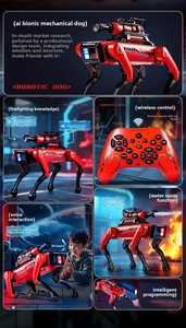<span class=keywords><strong>Robot</strong></span> <span class=keywords><strong>chien</strong></span> de sauvetage électrique intelligent à commande vocale avec pulvérisation d'eau, jouet RC <span class=keywords><strong>interactif</strong></span> programmable éducatif pour les 8-14 ans - Product Image 5