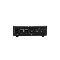 Mini PC industrial sin ventilador Linux Ubuntu/Debian/ltsc N97 de cuatro núcleos, PC integrado con 2LAN, 2COM, 6USB, VGA HD, 2 salidas de video 4K, micro PC