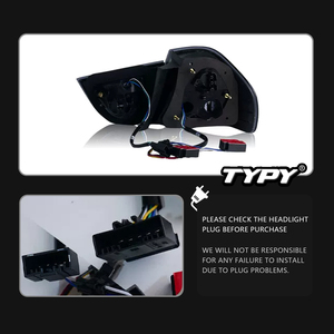 Feux arrière modifiés TYPY pour BMW Série 3 E90 2009-2012 avec feux de jour RGB et clignotants séquentiels à LED - Product Image 5