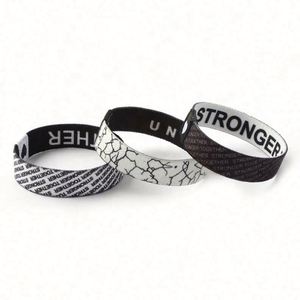 Nouveau bracelet élastique tissé tendance avec logo NFC personnalisé, impression sérigraphique, décoration de vacances et idée cadeau - Product Image 1