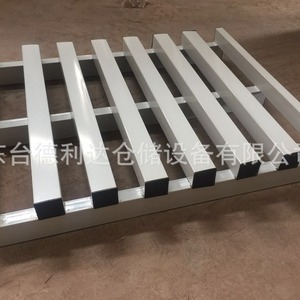 Delida Feed Steel Pallet 2.0T Single-Sided Reinforced 4-Way Entry For Storage - Product Image 3