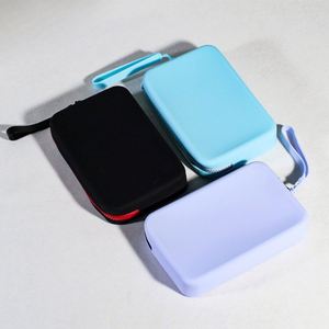 <b>Silicone</b> <b>Waterproof</b> Storage Bag, Wash Bag, Large Capacity square Makeup Bag, Portable Women's Beauty Storage - Product Image 3