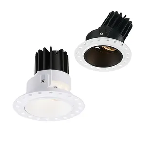 Trimless Led Spot Light For Hotel Wall Wash Frameless Commercial Spotlight Ceiling Embedded Lamp LED Downlight 13W