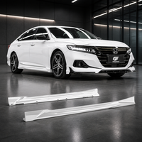 Extensions de bas de caisse brillantes pour berline, kit carrosserie aérodynamique sport, accessoires extérieurs automobiles