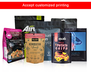 Mờ đen <span class=keywords><strong>Ziplock</strong></span> đứng túi tùy chỉnh in túi nhôm lá chống ẩm bao bì PE cho thức ăn vật nuôi tối thiểu 100 chiếc - Product Image 6