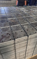 Panneaux de clôture en gabion soudé sur mesure avec revêtement Galfan, paniers à roches pour aménagement paysager et délimitation de jardin