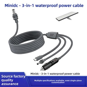 Cable de Alimentación USB C a CC de 100W PD para Starlink Mini, Exterior, Impermeable IP65, Blindaje Trenzado, Cobre Puro, <span class=keywords><strong>2m</strong></span>, Personalizado OEM ODM - Product Image 6