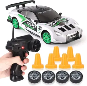 Voiture télécommandée 2.4Ghz 1:24 Scale RC Sport Racing Cars pour adultes enfants garçons Cadeaux 4WD RTR High Speed RC Vehicle