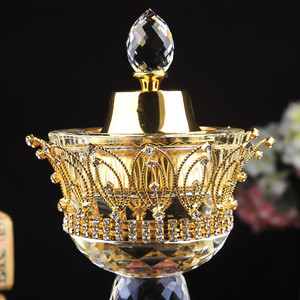अरब Mubkhar K9 क्रिस्टल धूप बर्नर middles पूर्व अरबी रमजान छुट्टी उपहार के लिए - Product Image 2