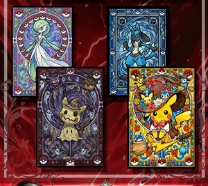YQ Wholesale Anime Pokémon Peripheral New sealed Hand-drawn Pokemoned Art Paper Card Japanese Funny Fan Art Board Games Gift - Product Image 5