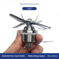 Mixeur Commercial Haute Vitesse Xiying 6/7 Litres en Acier Inoxydable pour Lait de Soja, Broyeur à Lames, Machine à Granita, Robot Culinaire