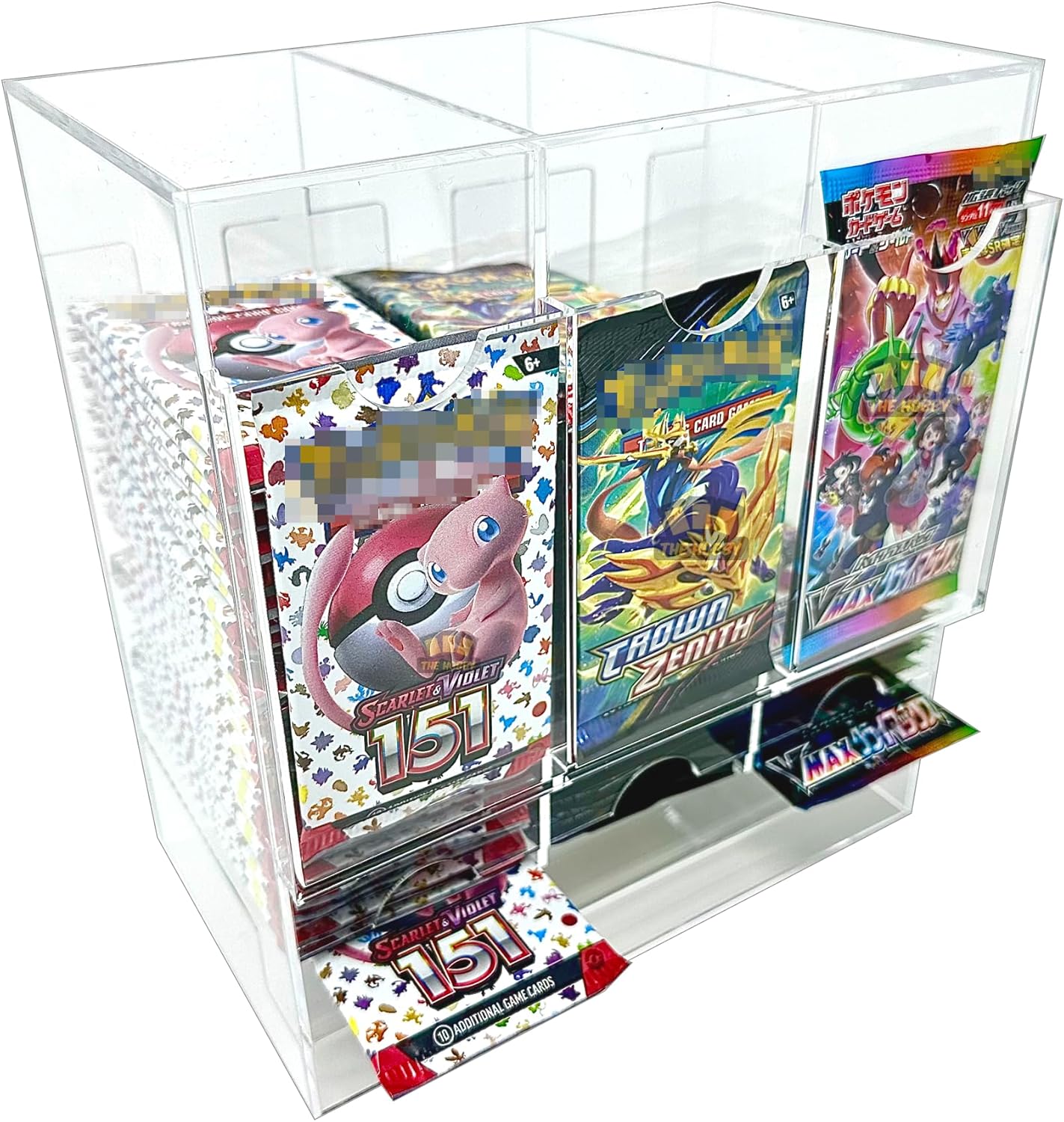3-slot Booster Pack Dispenser - Organize Your Trading Cards