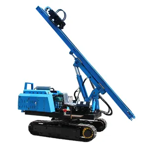 Mult-fungsi Crawler Mounted Hydraulic Pile Driver 3 M 6 M Pos Hammer Driver