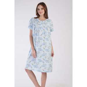 Camisón de Manga Corta para Mujer Crystal Rose, Ropa de Dormir Clásica de Tela Suave - Product Image 1