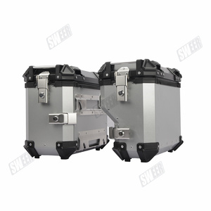Pour Voge 525 650 DSX, Valises Latérales de <span class=keywords><strong>Moto</strong></span> en Aluminium 35L, Coffres Latéraux d'Échappement pour <span class=keywords><strong>Moto</strong></span> - Product Image 4