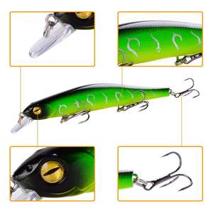 Kits <span class=keywords><strong>de</strong></span> leurres <span class=keywords><strong>de</strong></span> pêche en acier Justron Japan, leurres métalliques pour poissons, leurres durs, leurres artificiels, leurres <span class=keywords><strong>de</strong></span> pêche pour poissons nageurs - Product Image 4