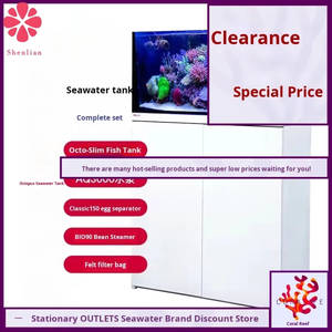 Kit de filtre inférieur moderne, pompe à débordement, aquariums en verre, écologique, 50W, 220V, conception silencieuse, 150L, équipement d'aquaculture - Product Image 6