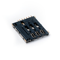 MUP Popular Nano Push-Push Type 6PinSim Card Connector for Computer Box 5G Outdoor CPE Drones Repeater DVR