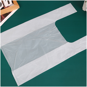 Bolsas de Plástico Blancas Impresas con Asas Tipo Camiseta para Supermercados, Tiendas de Comestibles y Venta al por Mayor - Product Image 2