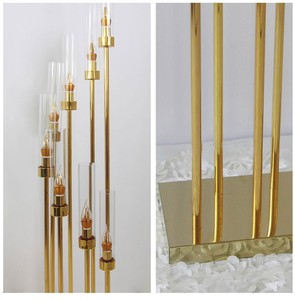 Olaylar kurşun malzemeleri düğün sahne dekorasyon büyük Lotus şekli çiçek su geçirmez özel üst Led parti ışığı Metal dekor anahtar Gua - Product Image 3