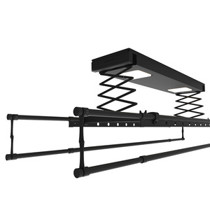 Electric <b>clothes</b> drying rack for home balcony lighting intelligent remote control lift - Product Image 5