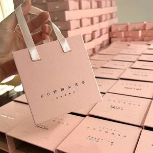 カスタムスライディング引き出しペーパープレスオンネイルパッケージギフトボックスハンドル付きネックレスジュエリーパッケージ - Product Image 5