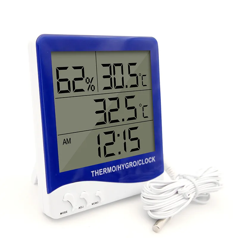 Temperature Thermometers S-WS06A Household Outside Temperature Sensor Clock Electronic Outdoor Weather Thermometer