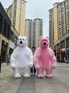 Mascotte Gonfiabile <span class=keywords><strong>Orso</strong></span> <span class=keywords><strong>Masha</strong></span>, Costume in Peluche Personalizzato, Unisex per Adulti, Cosplay Anime, Natale - Product Image 5