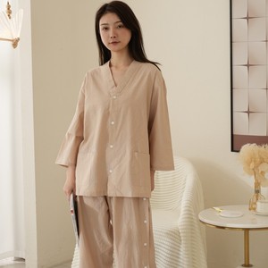 Hommes et femmes Costume deux-pièces Style japonais Vêtements de nuit Peignoir en coton Pyjama Kimono <span class=keywords><strong>Yukata</strong></span> - Product Image 6