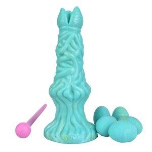 YOCY Nuevo Producto: Dildo Ovipositor de Silicona con Empuje Manual para Poner Huevos, Herramienta Sexual para Juegos de Adultos, Ovipositor de Empuje con Palo - Product Image 3
