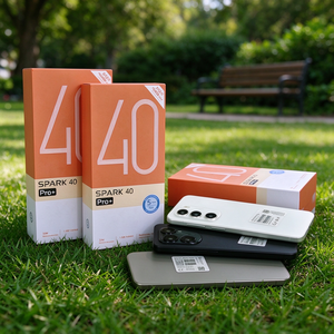 สมาร์ทโฟนเกมมิ่งรุ่นใหม่ขายดีประจำปี 2026 Spark40 Pro 5G หน้าจอใหญ่ แบตเตอรี่ขนาดใหญ่ กล้อง Android 108MP ขนาด 7.3 นิ้ว - Product Image 1