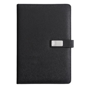Carnet d'affaires en cuir avec reliure sans fil, papier Daolin 80 g/m², bloc-notes portable, impression de logo personnalisable - Product Image 5